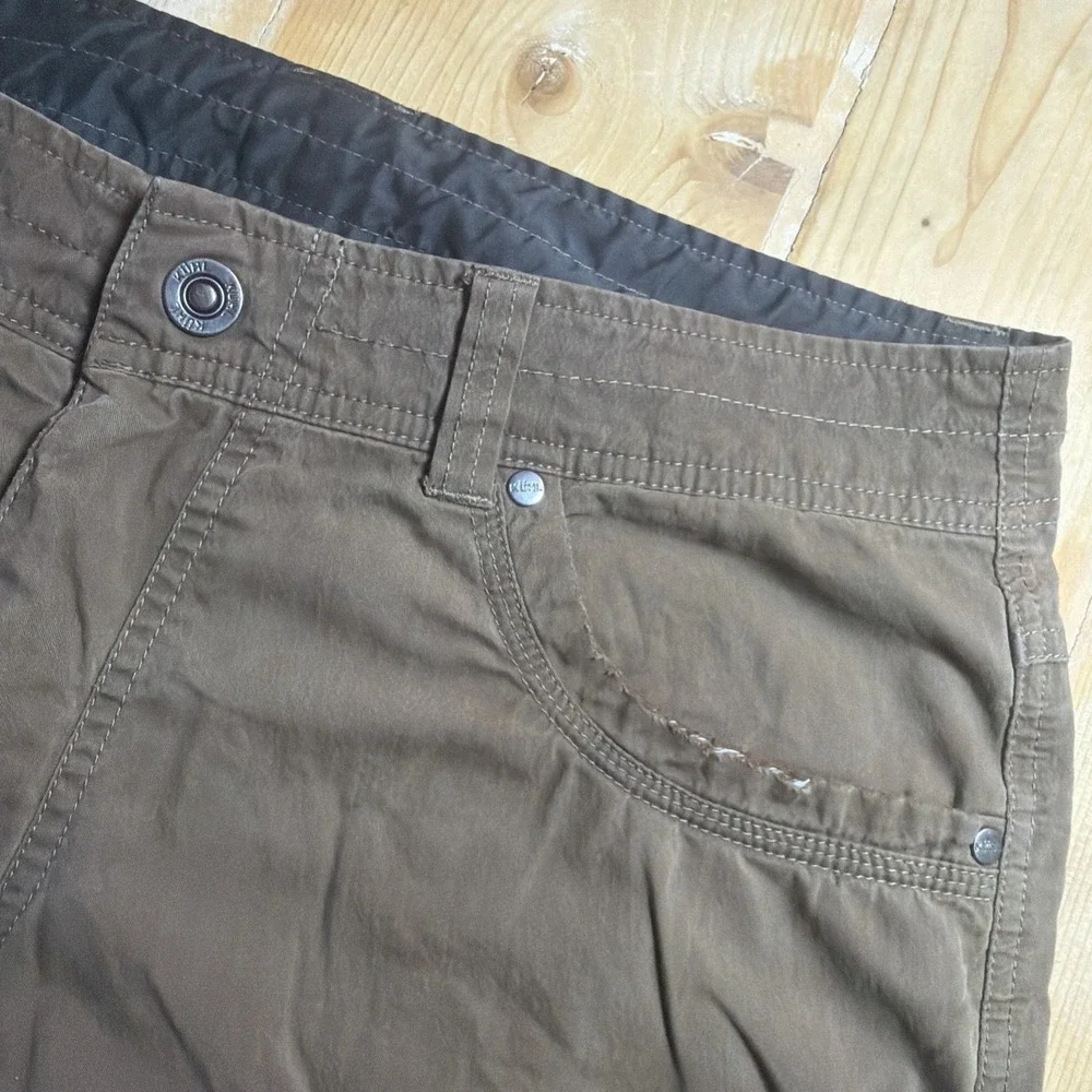 Kuhl Renegade Pants Mens 34x32 Brown Outdoor Hiking - Picture 5 of 12